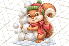 Let It Snow Christmas Winter Clipart PNG Product Image 2