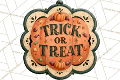 Vintage Halloween Signs PNG, Vintage Halloween Magic Clipart Product Image 5