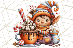 North Pole Coffee Christmas Cafe PNG Clipart Product Image 2