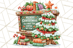 Christmas Teacher Chalkboard Quote PNG Product Image 4