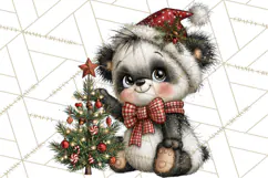 Jungle Christmas Clipart, Christmas Jungle Animals PNG Product Image 3
