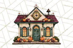 Vintage Halloween Places PNG, Halloween Magic Clipart Product Image 3