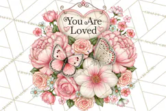 Friendship Butterfly Clipart PNG | Inspirational Quotes Product Image 3