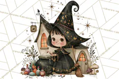Vintage Halloween Scenes PNG, Halloween Magic Clipart Product Image 3