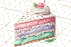 Cute Birthday Party Clipart PNG | Birthday Cake Graphics Product Image 2