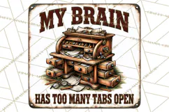 Rustic Sarcastic Quotes PNG | Vintage Funny Signs Clipart Product Image 4