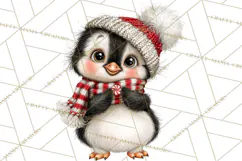 Peppermint Pals Christmas Animal Clipart PNG, Cute Candy Product Image 4