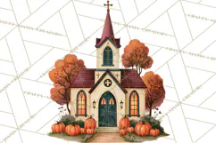 Vintage Halloween Places PNG, Halloween Magic Clipart Product Image 4