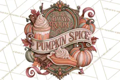 Retro Halloween Sign Clipart PNG Product Image 4