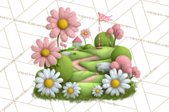 Whimsical Country Club Golf Clipart Argyle PNG Product Image 4