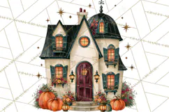 Vintage Halloween Places PNG, Halloween Magic Clipart Product Image 5