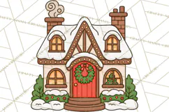 Cozy Christmas Clipart PNG, Cute Holiday Christmas Designs Product Image 5