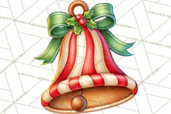 Candy Cane Lane Vintage Christmas Accents Clipart Product Image 5