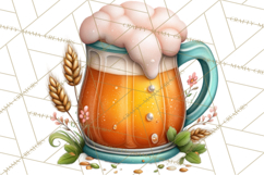 Girls Back Yard Barbecue Girly Grilling BBQ Clipart Product Image 4