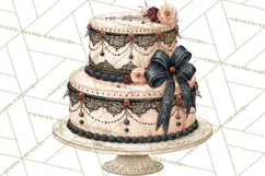 Haunted Patisserie PNG Clipart, Elegant Halloween Desserts Product Image 4
