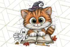 Schoolhouse Spirits, Halloween School Clipart PNG Product Image 4