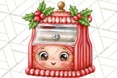 Christmas School Supplies & Teacher Clipart Product Image 5