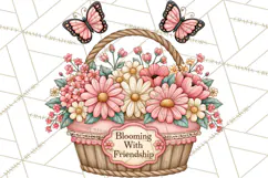Friendship Butterfly Clipart PNG | Inspirational Quotes Product Image 2