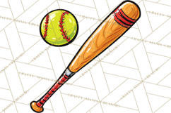 Softball Mom PNG, Softball Clipart, Softball Mama Designs Product Image 5