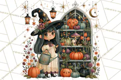 Vintage Halloween Scenes PNG, Halloween Magic Clipart Product Image 2