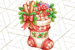 Christmas Baseball Clipart PNG Product Image 5