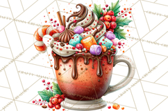 North Pole Coffee Christmas Cafe PNG Clipart Product Image 2