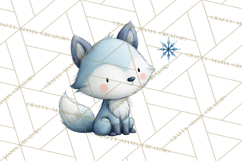 Whimsical Watercolor Woodland Animal Clipart PNG Product Image 5
