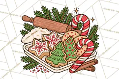 Cozy Christmas Clipart PNG, Cute Holiday Christmas Designs Product Image 2