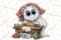 Halloween Farmhouse Monsters Clipart, Cute Halloween Farm Product Image 3