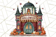 Vintage Halloween Places PNG, Halloween Magic Clipart Product Image 3