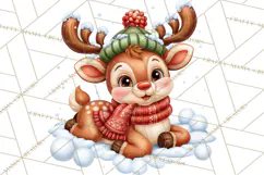 Let It Snow Christmas Winter Clipart PNG Product Image 3