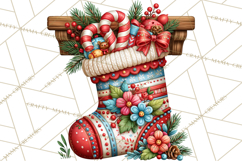 Christmas Pretzel Bakery Clipart PNG Food Elements Product Image 3