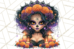 Day Of The Dead Gothic PNG Clipart Product Image 3