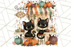 Vintage Halloween Scenes PNG, Halloween Magic Clipart Product Image 3