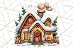 North Pole Coffee Christmas Cafe PNG Clipart Product Image 4