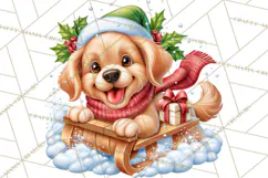 Let It Snow Christmas Winter Clipart PNG Product Image 4