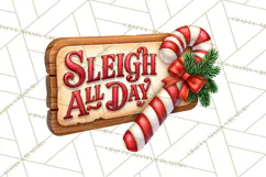 Candy Cane Lane Vintage Christmas Quote Signs Product Image 5