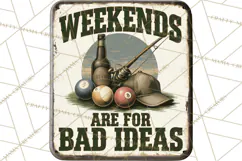 Vintage Man Cave Funny Clipart, Beer Png, Hunting, Bar Sign Product Image 5