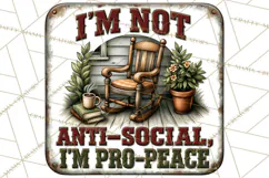 Rustic Sarcastic Quotes PNG | Vintage Funny Signs Clipart Product Image 5