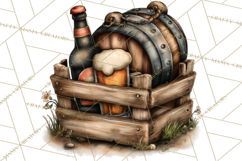 Old Saloon Western Alcohol Clipart PNG Product Image 4