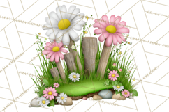 Whimsical Country Club Golf Clipart Argyle PNG Product Image 4