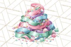 Cute Birthday Party Clipart PNG | Birthday Cake Graphics Product Image 4