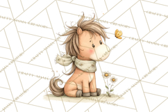 Whimsical Watercolor Woodland Animal Clipart PNG Product Image 4