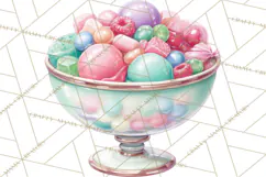 Cute Birthday Party Clipart PNG | Birthday Cake Graphics Product Image 5