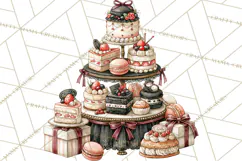 Haunted Patisserie PNG Clipart, Elegant Halloween Desserts Product Image 5