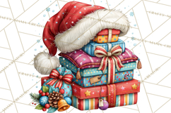 Christmas Pretzel Bakery Clipart PNG Food Elements Product Image 2