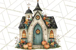 Vintage Halloween Places PNG, Halloween Magic Clipart Product Image 2