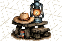 Old Saloon Western Alcohol Clipart PNG Product Image 2
