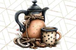 Western Cowboy Kitchen Decor Clipart, Rustic Ranch Png Product Image 2