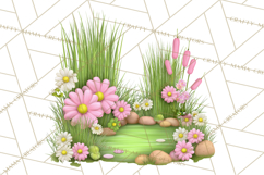 Whimsical Country Club Golf Clipart Argyle PNG Product Image 2